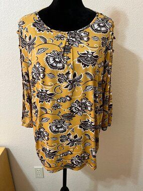 Robert Louis Floral Print Blouse